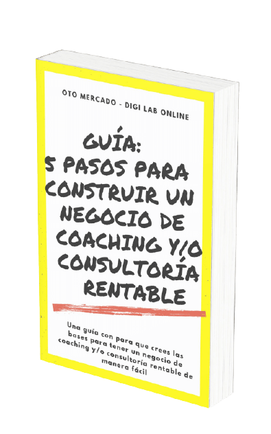 mockup png Guía Cómo construir un negocio de coaching yo consultoría rentable lp coaches